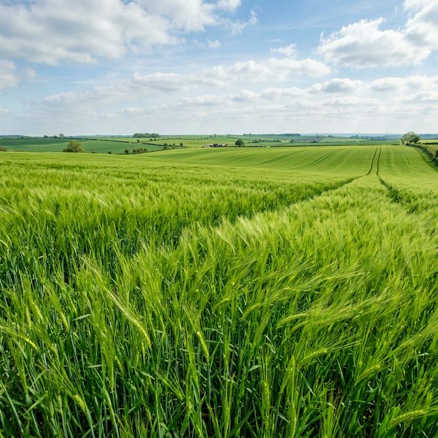 Crop field for soil amendment formulation